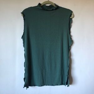 FREE PEOPLE sea-foam green sleeveless NWOT sz L!